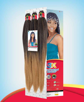 3X PRE-STRETCHED BRAID 50&quot;