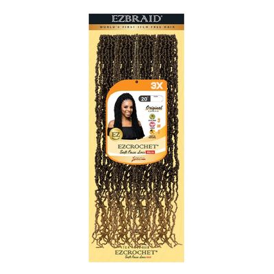 EZCROCHET 3X SOFT FAUX LOCS MICRO BRAID 20&quot;