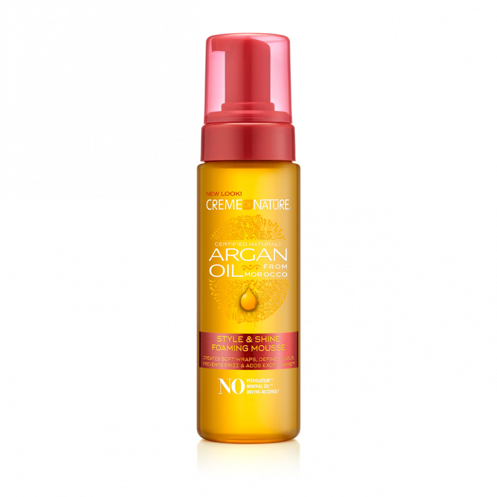 ARGAN OIL STYLE &amp; SHINE FOAMING MOUSSE