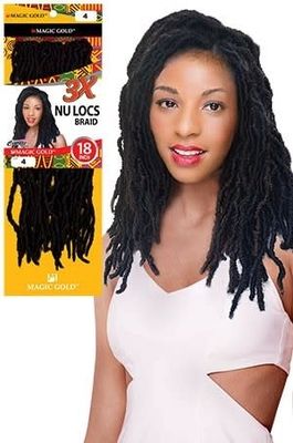 3X NU LOCS BRAID 18&quot;