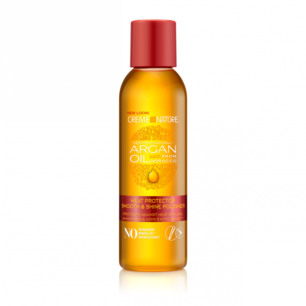 ARGAN OIL HEAT PROTECTOR SMOOTH &amp; SHINE POLISHER 4OZ