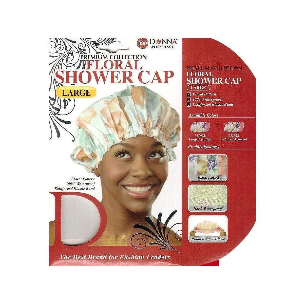 FLORAL SHOWER CAP LARGE
