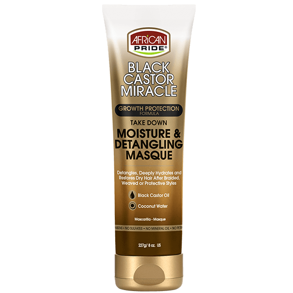 BLACK CASTOR MIRACLE TAKE DOWN MOISTURE &amp; DETANGLING MASQUE 8OZ