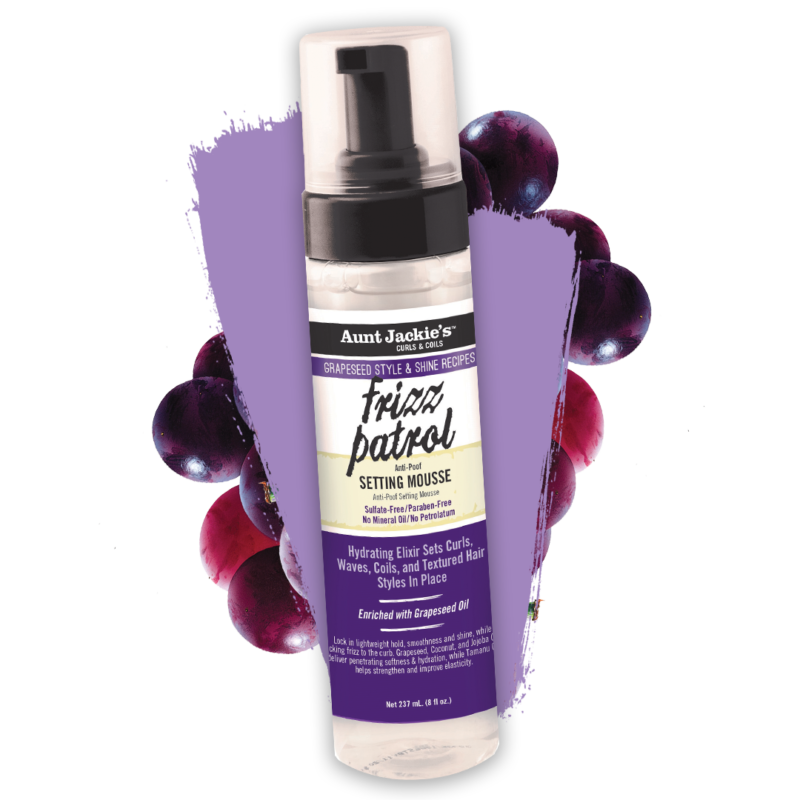 GRAPESEED FRIZZ PATROL SETTING MOUSSE 8.5OZ