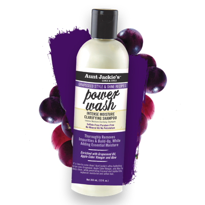 GRAPESEED POWER WASH INTENSE MOISTURE CLARIFYING SHAMPOO 12OZ