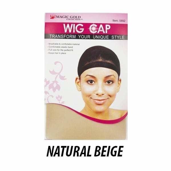 WIG CAP BLONDE 2PC