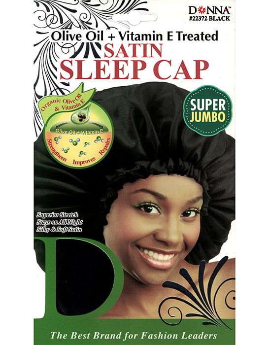 SATIN SLEEP CAP SUPER JUMBO ASSORTED COLOURS