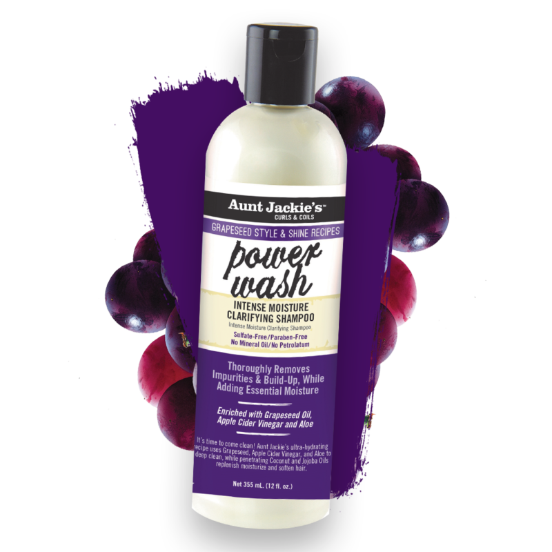 GRAPESEED POWER WASH INTENSE MOISTURE CLARIFYING SHAMPOO 12OZ
