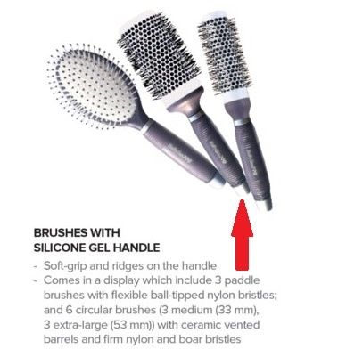 SILICONE GEL BRUSH - 53MM ROUND