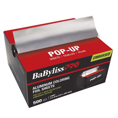 POP-UP ALUMINUM COLORING FOIL SHEETS 5&quot; X 8&quot;