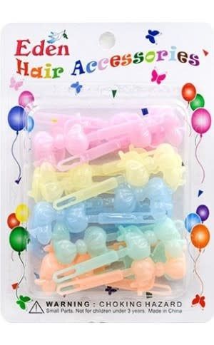 BOW TIE HAIR BARRETTE - PASTEL