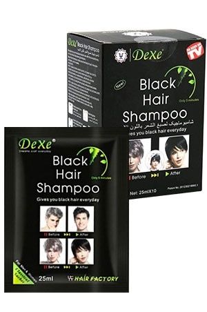 BLACK HAIR SHAMPOO 25ML X 10