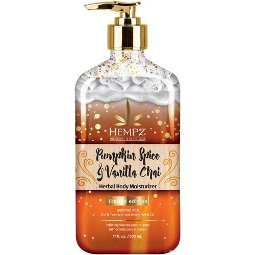 PUMPKIN SPICE &amp; VANILLA CHAI HERBAL BODY MOISTURIZER 17OZ
