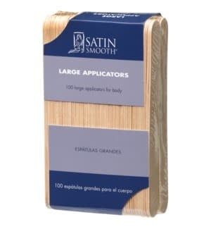 LARGE WOOD APPLICATOR STICKS 100PC