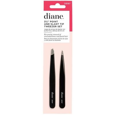 3 3/4&quot; POINT &amp; SLANT TIP TWEEZER SET