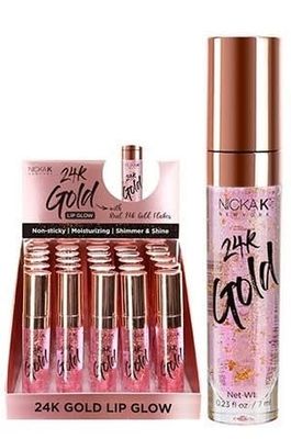 24K GOLD LIP GLOW - ROSE GOLD