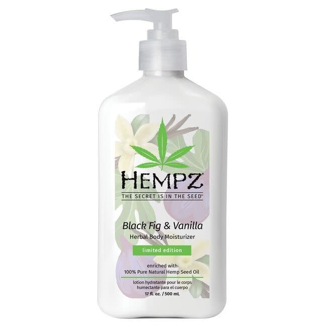 BLACK FIG &amp; VANILLA HERBAL BODY MOISTURIZER 17OZ