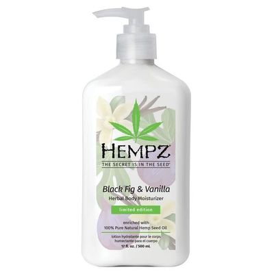 BLACK FIG &amp; VANILLA HERBAL BODY MOISTURIZER 17OZ