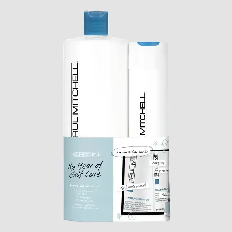 AWAPUHI SHAMPOO 1L , 300ML THE DETANGLER DUO