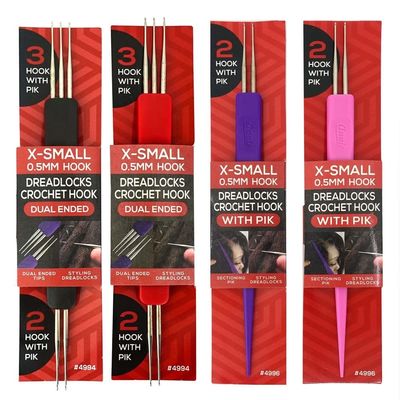 X-SMALL 0.5MM HOOK DREADLOCKS CROCHET HOOK WITH PIK