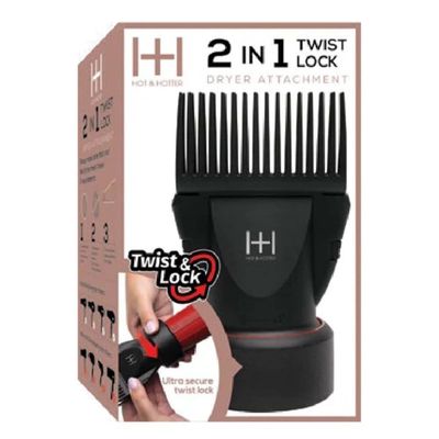 2 IN 1 TWIST &amp; LOCK DRYER ATTACHMENT