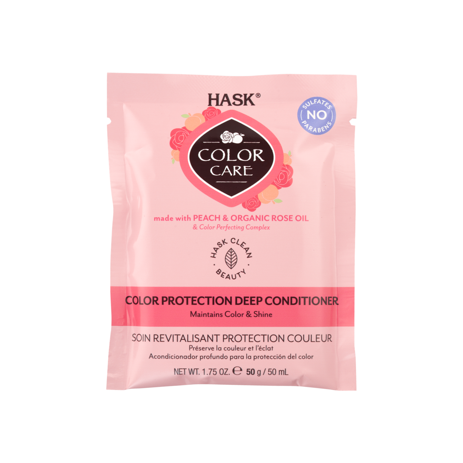 ROSE OIL &amp; PEACH COLOR PROTECTION DEEP CONDITIONER 50ML