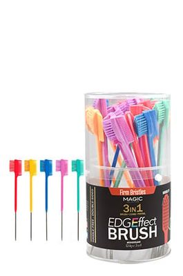 EDGE EFFECT BRUSH 3-IN-1 PINTAIL EDGE BRUSH &amp; COMB - FIRM BRISTLES