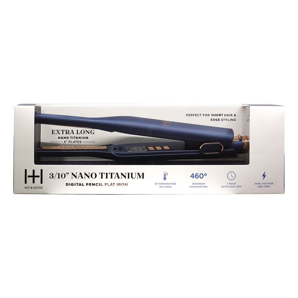 3/10&quot; NANO-TITANIUM DIGITAL PENCIL FLAT IRON