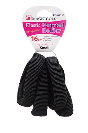 SEAMLESS PONYTAIL THICK BLACK