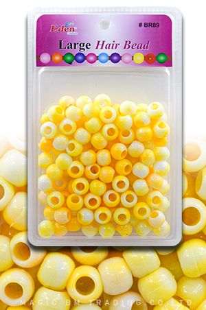 XLG BLISTER ROUND BEAD - YELLOW