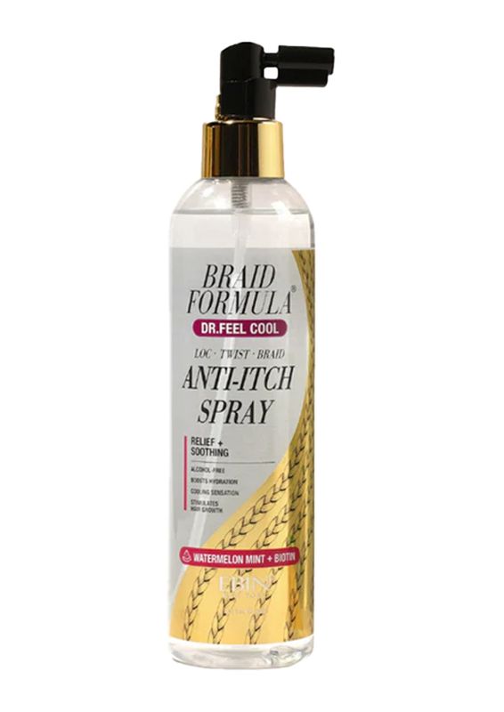 BRAID FORMULA DR. FEEL COOL ANTI-ITCH SPRAY WATERMELON + BIOTIN 8.5OZ