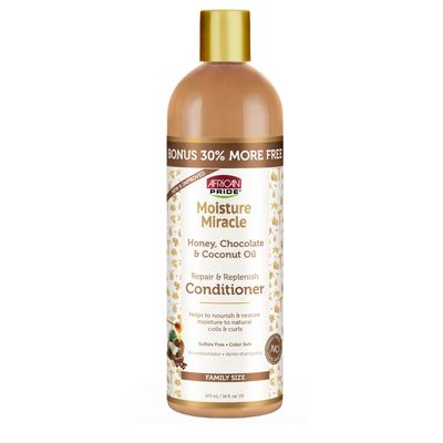 MOISTURE MIRACLE HONEY, CHOCOLATE &amp; COCONUT OIL CONDITIONER 12OZ