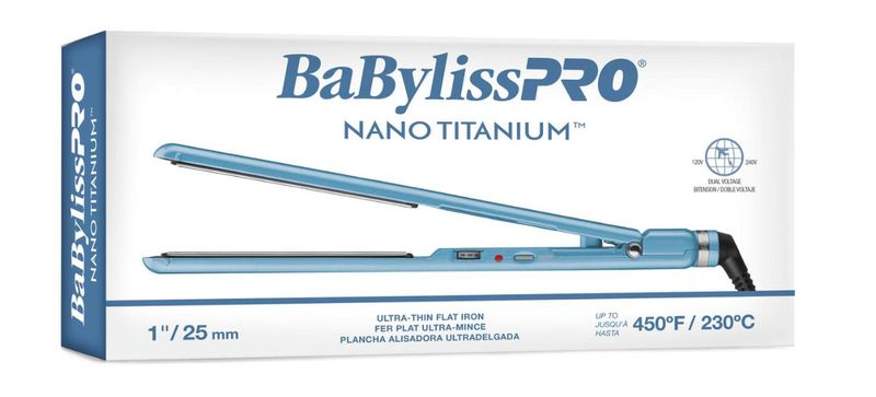 NANO-TITANIUM ULTRA-SLIM FLAT IRON 1"