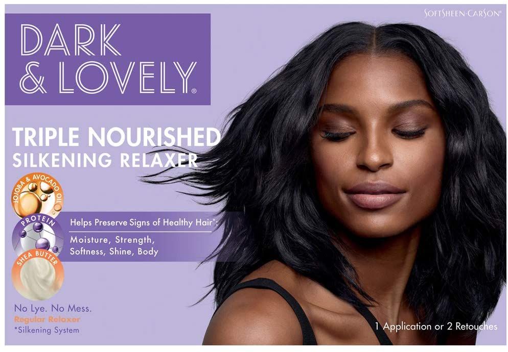 TRIPLE NOURISHED SILKENING RELAXER KIT, STRENGTH: REGULAR