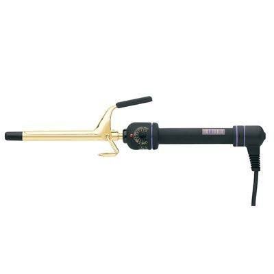 24K GOLD SPRING CURLING IRON / WAND, Size: 1/2&quot;