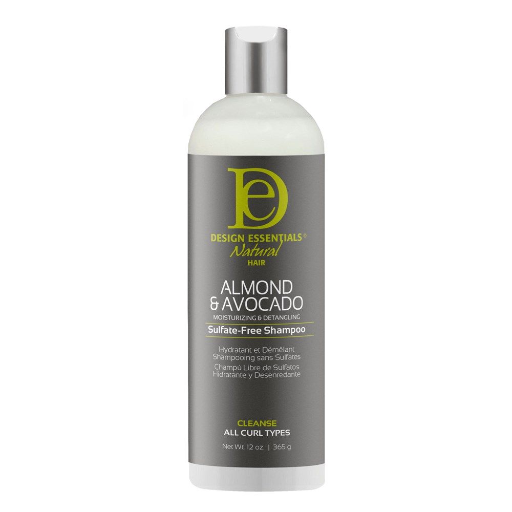 ALMOND &amp; AVOCADO MOISTURIZING &amp; DETANGLING SULFATE-FREE SHAMPOO, Size: 12OZ
