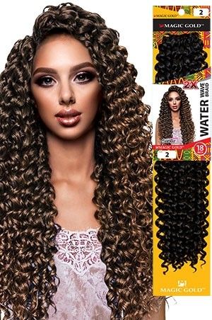 2X NEW WATER WAVE BRAID 18&quot;, Color: #1B
