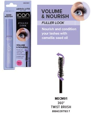 ICON VEGAN MASCARA, Color: VOLUME &amp; NOURISH