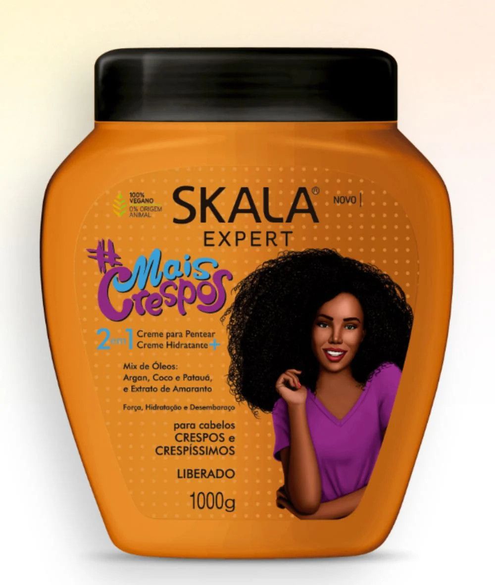 BRASIL MAIS CRESPOS HAIR TREATMENT + LEAVE-IN 1000G