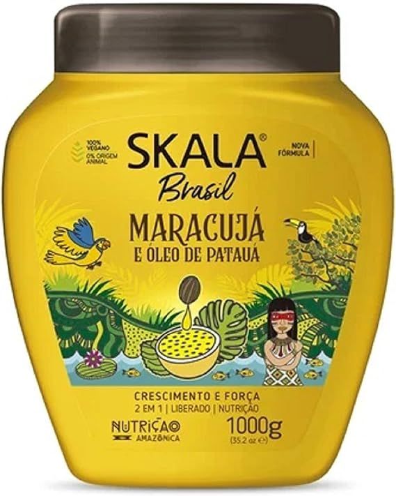 BRASIL PASSION FRUIT AND PATAUA OIL HAIR TREATMENT + LEAVE-IN 1000G
