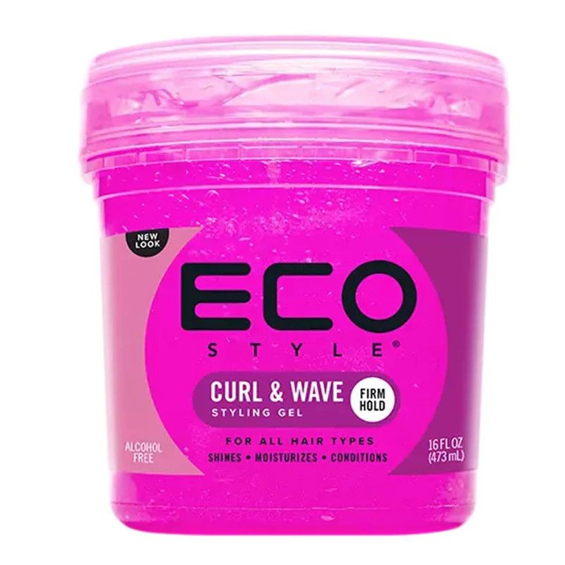 PINK STYLING GEL - CURL &amp; WAVE, Size: 16OZ