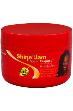 SHINE &#39;N JAM MAGIC FINGERS FOR BRAIDERS, Size: 8OZ