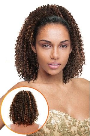 BEGONIA DRAWSTRING PONYTAIL, Color: #1B