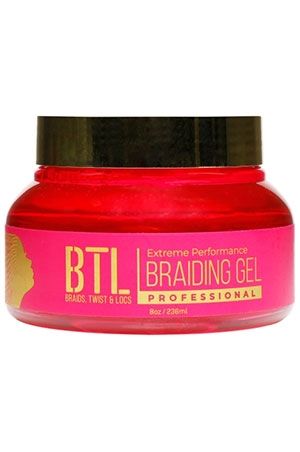 BRAIDING GEL - EXTREME HOLD, Size: 8OZ