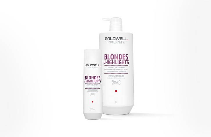 DUAL SENSES BLONDE &amp; HIGHLIGHTS ANTI-YELLOW SHAMPOO, Size: 300ML