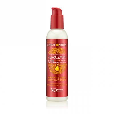ARGAN OIL SMOOTH & SHINE BLOW OUT CREME 7.6OZ ARGAN OIL SMOOTH & SHINE BLOW OUT CREME 7.6OZ