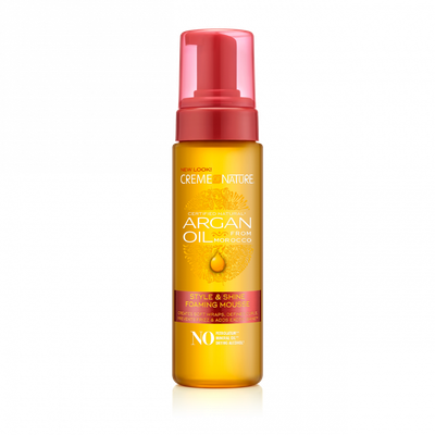 ARGAN OIL STYLE & SHINE FOAMING MOUSSE ARGAN OIL STYLE & SHINE FOAMING MOUSSE