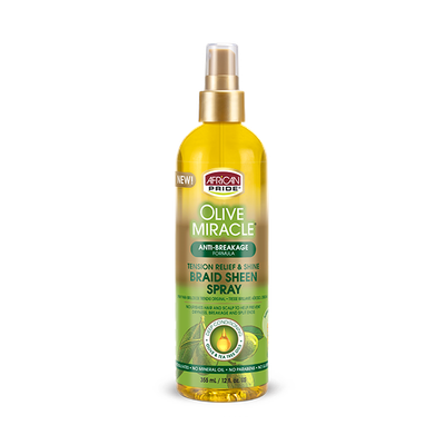 OLIVE MIRACLE BRAID SHEEN SPRAY 12OZ