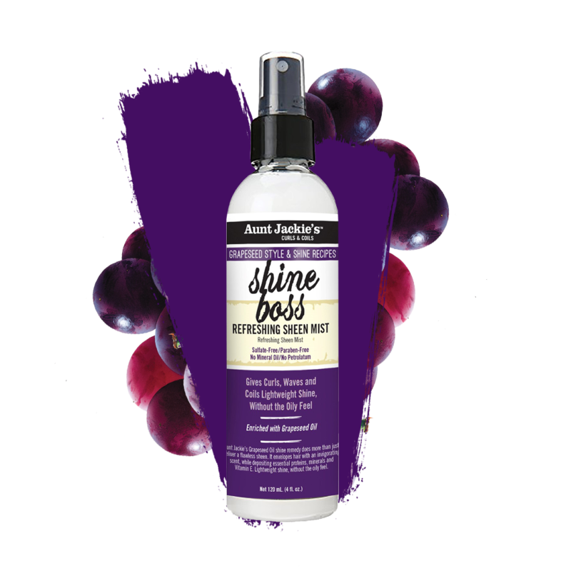 GRAPESEED SHINE BOSS REFRESHING SHEEN MIST 4OZ