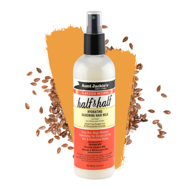 HALF &amp; HALF HYDRATING SILKENING HAIR MILK 12OZ